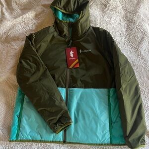 Cotopaxi Teca Cálido Hooded Jacket - Green and Blue